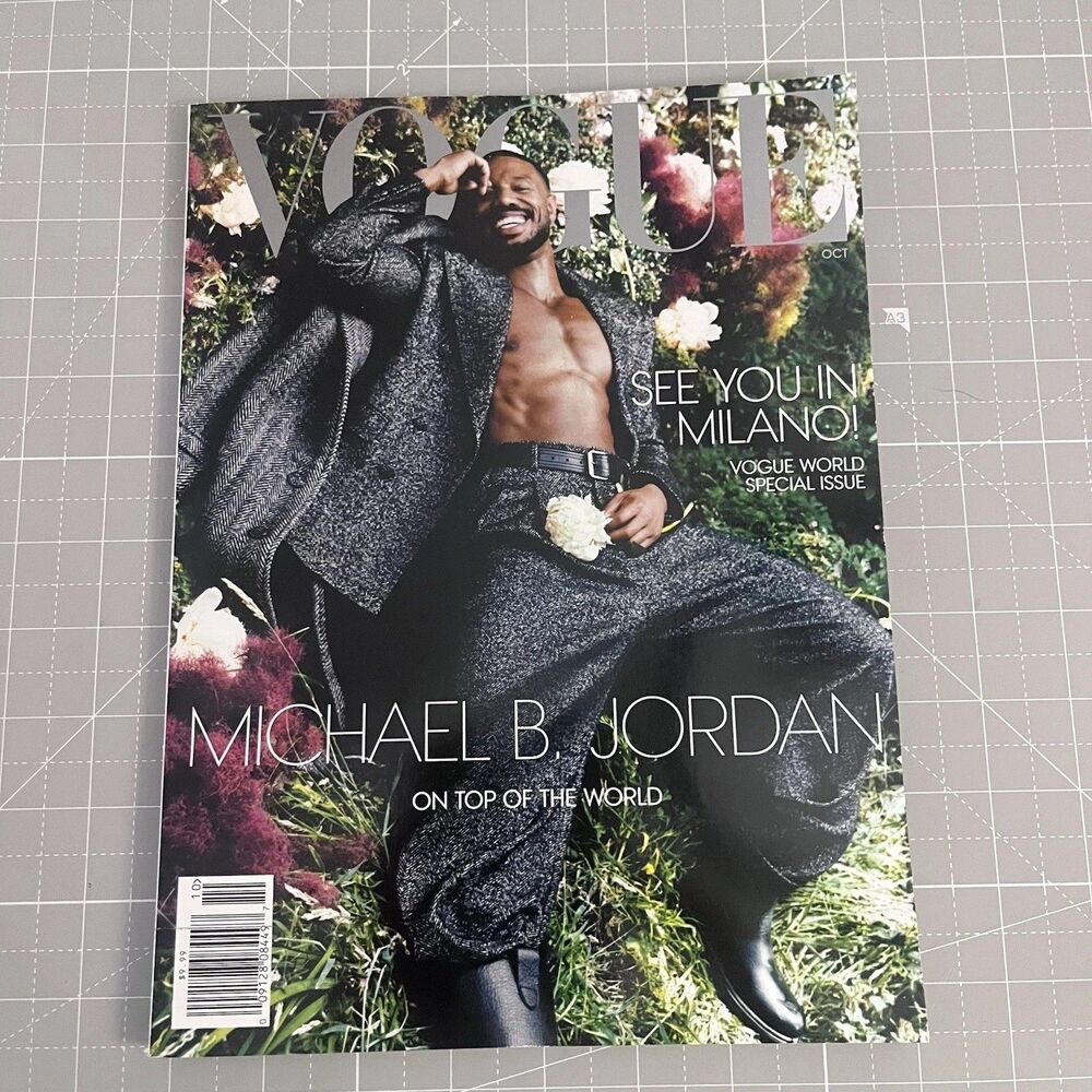 VOGUE USA (AMERICAN) MAGAZINE-OCTOBER 2026-MICHAEL B. JORDAN-Brand New